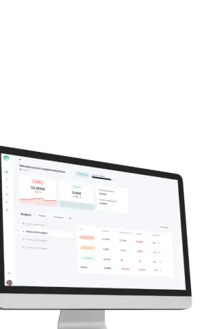 Bild von Monitor mit Daten